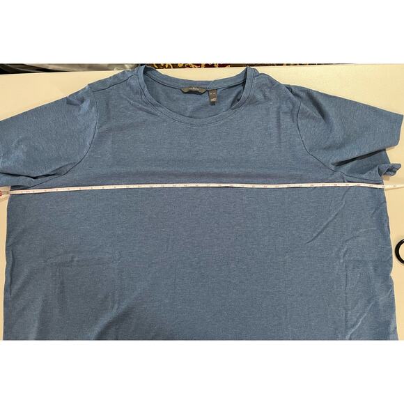 Anybody Ribbed Hacci Short Sleeve & Flare Pant Lounge Set BLUE NWOT SIZE PLUS 5X - Picture 7 of 12